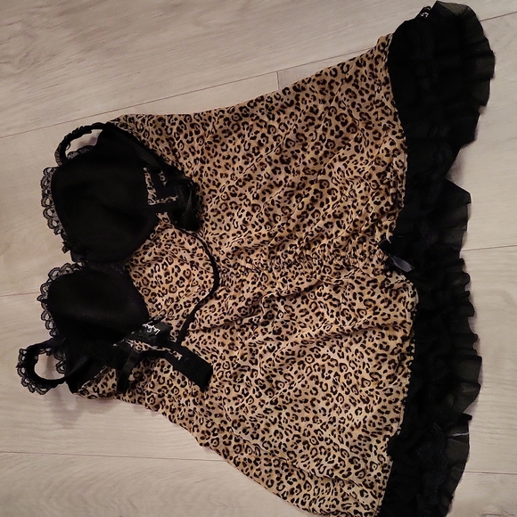 La senza large cheetah print babydoll - Picture 2 of 3